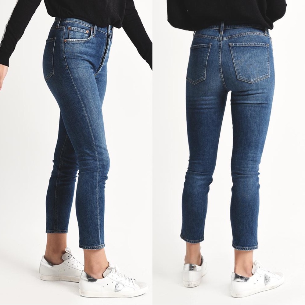 Agolde Nico Hi Rise Slim Fit Jeans Size 27